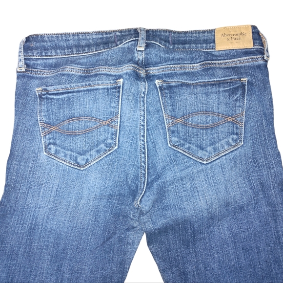 Vintage Abercrombie & Fitch Skinny Blue Jeans - Picture 5 of 6